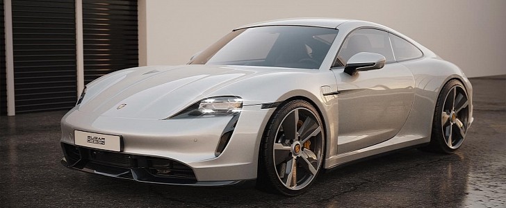Porsche 911 electric version rendering by sugardesign_1