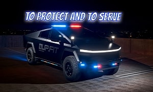Unplugged Performance's UP.FIT Tesla Cybertruck Police Vehicle Sure Looks Imposing