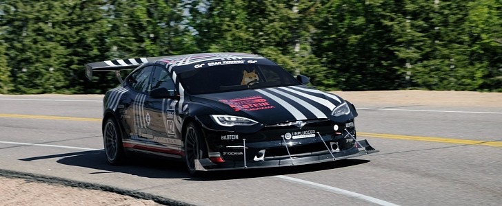 Unplugged Performance Tesla Model S Plaid testing up high for 2021 PPIHC
