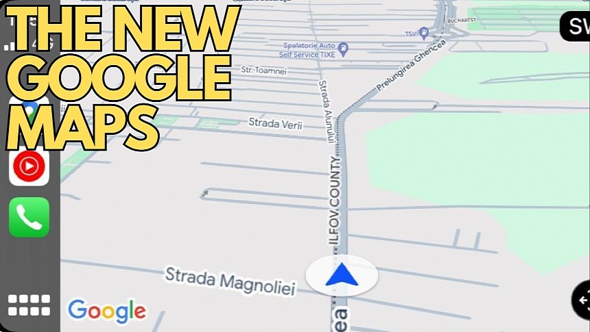 The new Google Maps on CarPlay