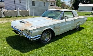 Unrestored 1965 Ford Thunderbird Found in a Carport, Parked Since 1988