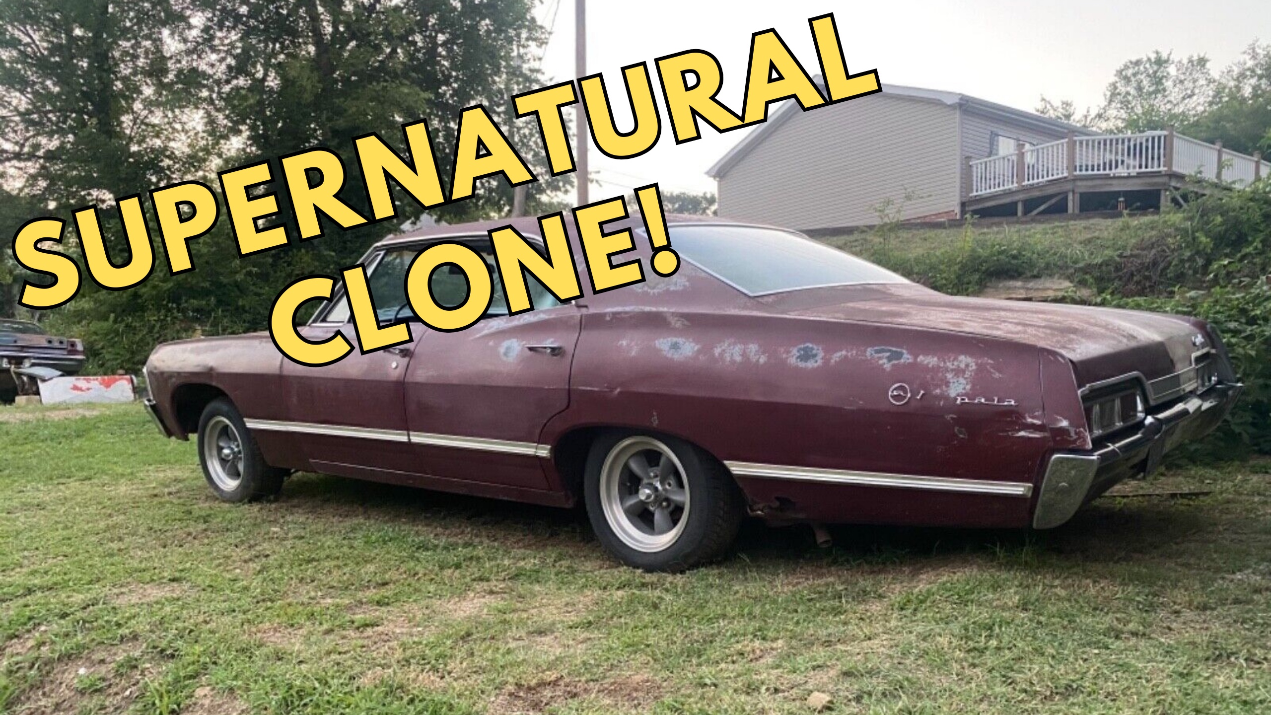 Unrestored 1967 Chevrolet Impala Supernatural Found in a