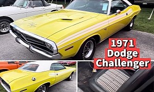 Unrestored 1971 Dodge Challenger R/T Flexes Original Citron Yella Paint, Big-Block V8