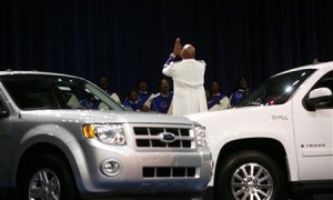 Unusual Service for Detroit Auto Makers at Greater Grace Temple on Sunday