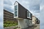 Unusually-Shaped Japanese Tiny House Even Has a Built-In Parking Spot