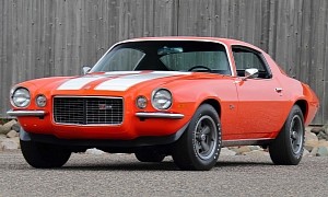 Upcoming Auction Has Vintage Z28 Camaros in White, Orange, Green and Red Attire