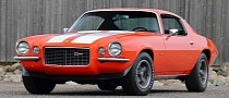 Upcoming Auction Has Vintage Z28 Camaros in White, Orange, Green and Red Attire