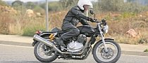Upcoming Royal Enfield 750 Parallel-Twin Bike Spied in Spain