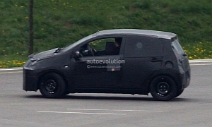 Upcoming Toyota Aygo Spied