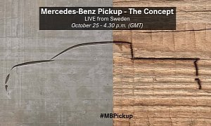 UPDATE: Mercedes-Benz Pickup Truck Rumored to Debut On October 25, 2016