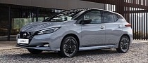 Updated 2022 Nissan LEAF Coming to Europe in April With Enhanced Looks, New Wheel Options