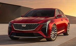 Updated 2025 Cadillac CT5 Lands in Detroit Wearing a New Face, Lots of New Tech