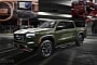 Updated 2025 Nissan Frontier Pro-4X Unofficial Preview Has Fresh CGI Colors All Over
