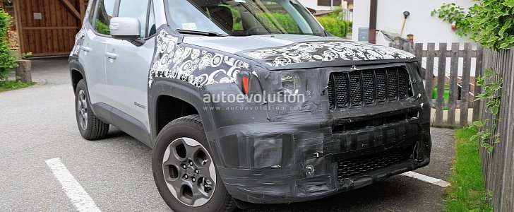 Updated Jeep Renegade Spied Testing in the Alps