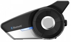 Sena 20S EVO Bluetooth Headset Boosts Intercom Range to 1.2 Miles