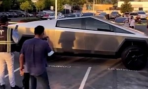 Updated Tesla Cybertruck Spotted Without Door Handles