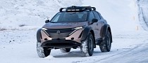 Modified Nissan Aryia Goes on 17,000-Mile Pole to Pole Journey, It's for EVs' Sake