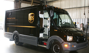 UPS Trucks Turn Plastic