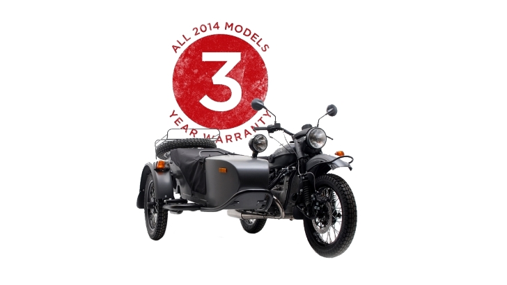 Ural offers 3-year warranty for free