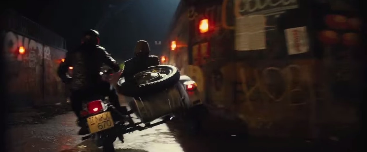 Ural Sidecars Performing Street Stunts in New Johnny Depp Comedy ...