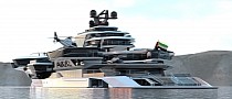 US Aircraft Carrier-Inspired UAE One Megayacht Is So Big It Could Be Its Own Country