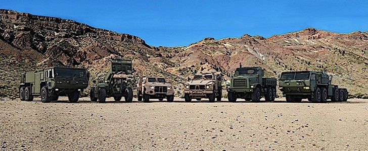 Oshkosh vehicles USMC