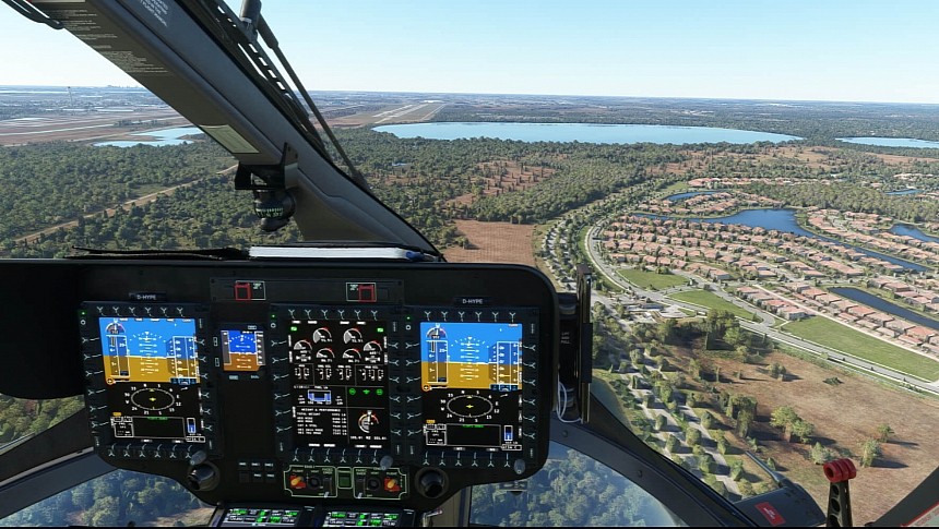 Mattern Aerospace created its first vertiport in Microsoft Flight Simulator