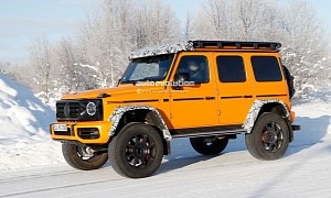 U.S.-Bound Mercedes-Benz G-Class 4x4 Squared Looks Like an Off-Road School Bus