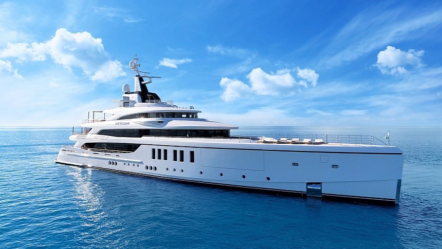 The 206-foot Artisan is a timeless Benetti boasting a unique design