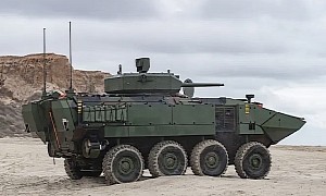U.S. Marine Corps Gets First Taste of Armed Troop Transport That Can Drive in the Ocean
