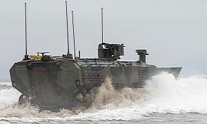 U.S. Marine Corps Spending $2.7B on New Armored Transport Vehicles That Can Drive in Water
