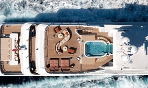 U.S. Millionaire Upgrades His Superyacht, the Oversized Waterfall Jacuzzi Not Enough