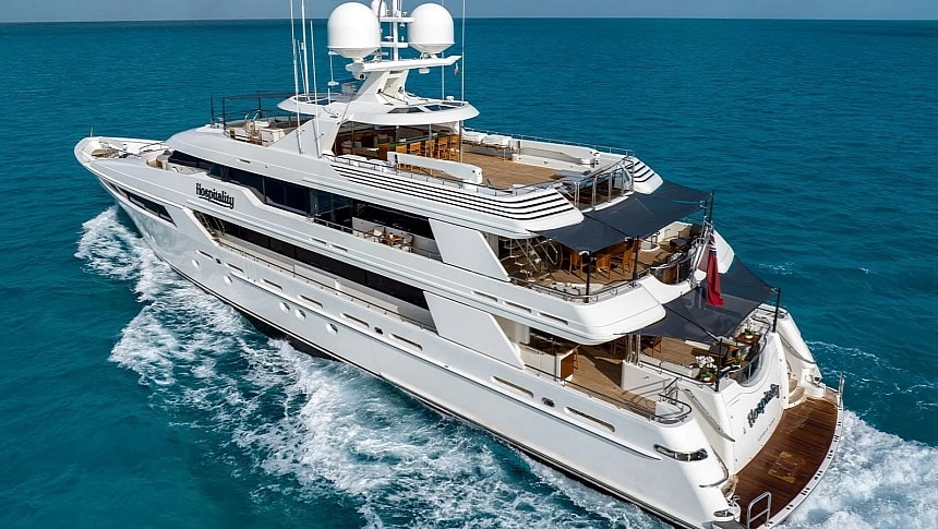 2011 Westport superyacht Hospitality was recently sold for almost $30 million
