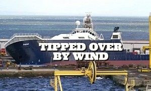 U.S. Navy-Owned Research Vessel Petrel: The Mighty Superyacht Explorer Tipped Over by Wind