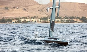 U.S. Navy Tests New Unmanned High-Tech Saildrone in the Red Sea