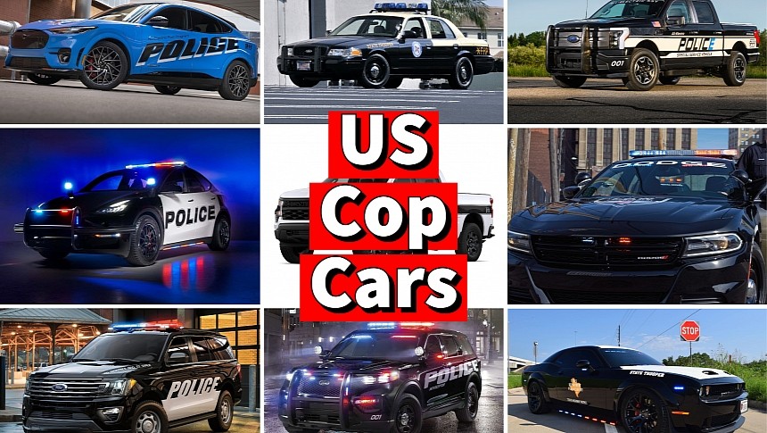 US police cars in 2023