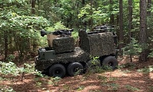 U.S. Soldiers Train Against Robotic Combat Vehicles for the First Time