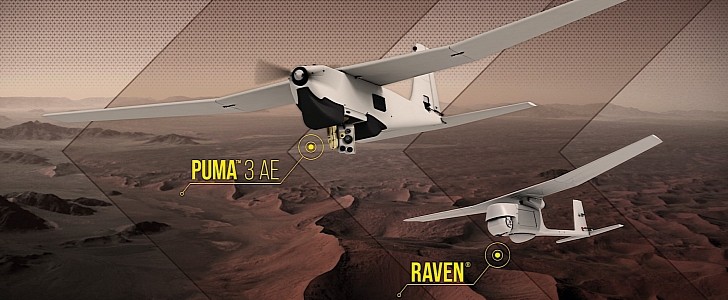 AeroVironment Puma 3 and Raven