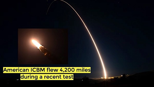 U.S. Minuteman II ICBM tests new reentry vehicle