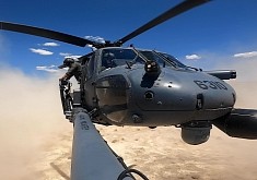 USAF Pave Hawk Takes a Close-Up Selfie While Landing, Looks Massive