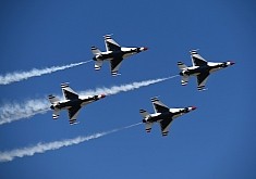 USAF Thunderbirds Show Tattooed Underbellies to Stunned Mississippians