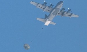 USAF Transport Aircraft Can Now Drop Weapons With Parachutes During Combat