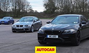 Used BMW Drag Race Is a Battle Between M135i, E92 M3 and F10 M5