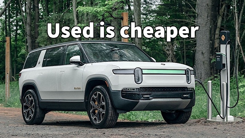 Used Rivian R1S auction prices trend lower