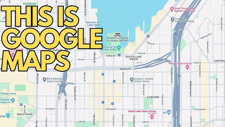 The new Google Maps colors make it look like Apple Maps