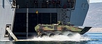 USMC Amphibious Combat Vehicle Goes to Spain, Shown Outside the U.S. for the First Time