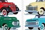 USPS Celebrates Classic Pickup Trucks with Collectible Stamps