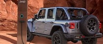Utah Monolith Serves as a Charging Station for the 2021 Jeep Wrangler 4xe