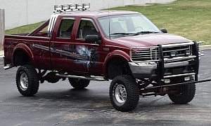 V10 1999 Ford F-350 Warriors Revenge Is Ready for War With Snakes and Scorpions