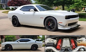 V10-Swapped Challenger SXT Is No Dodge Viper ACR, Rear Wing Isn't Exactly Tasteful